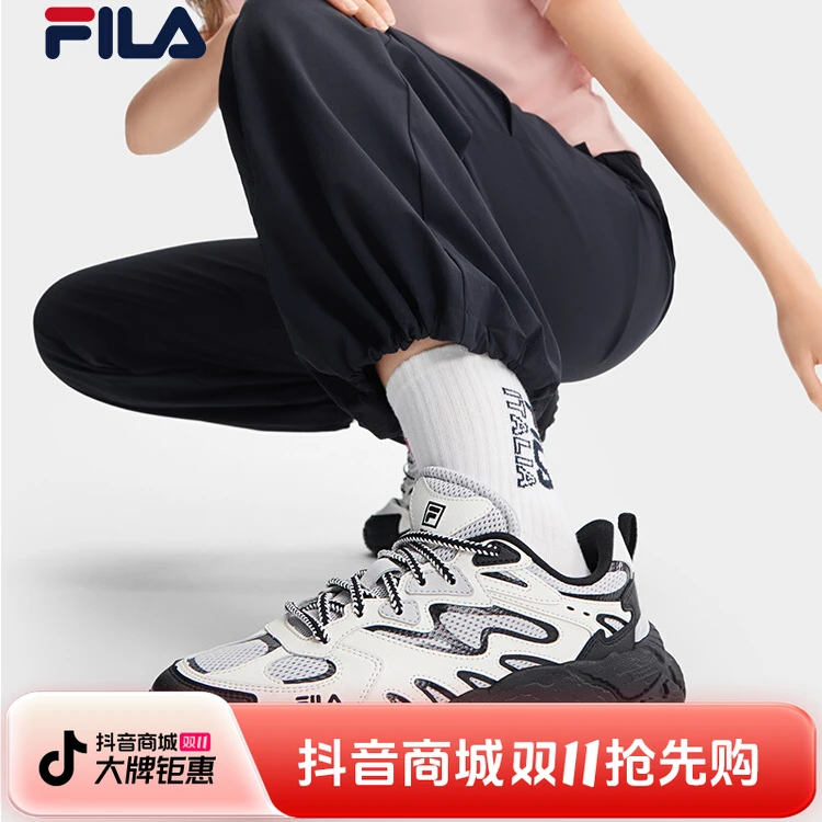 【蕨草鞋】斐乐2025秋季新款情侣老爹运动鞋男女休闲厚底减震跑步鞋