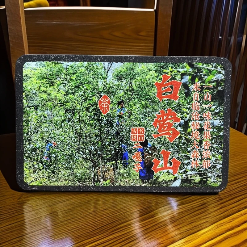 2025年白莺山二嘎子生茶500克2600古树挑采单株薄砖佛茶圣地
