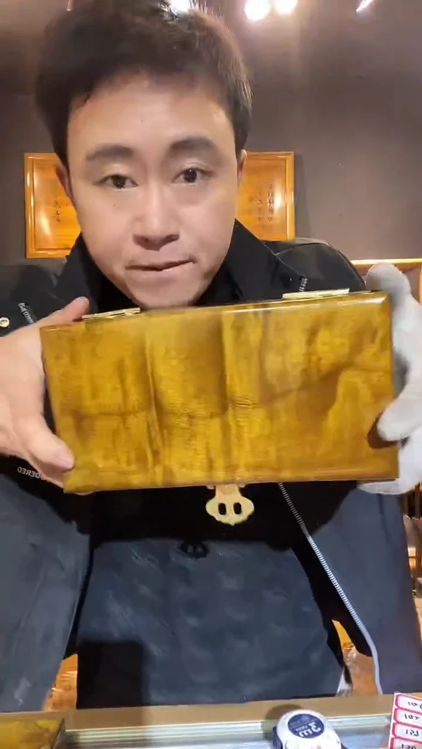 金丝楠木制品大乌木首饰盒123