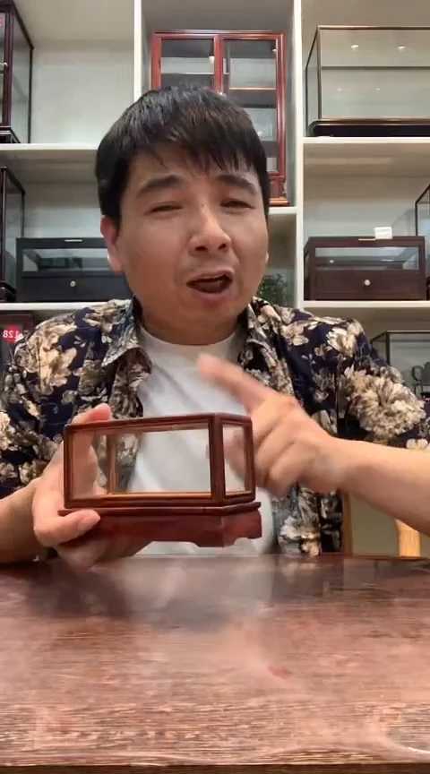 红酸枝木类玻璃罩952