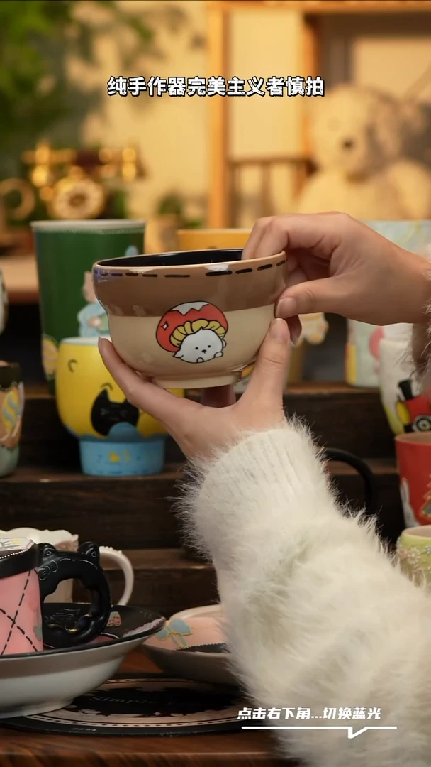 瓷片A015景德镇原创手工陶瓷