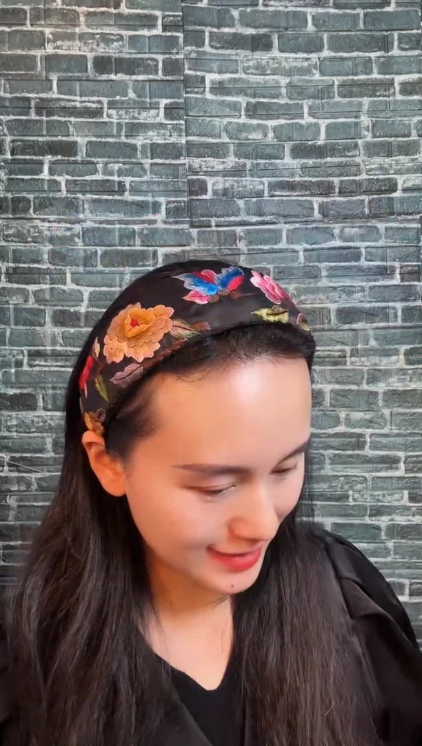 【闪购商品】刺绣秋秋手工刺绣发箍