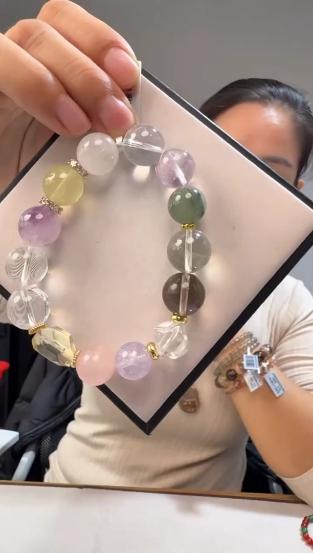 未镶嵌手链水晶优0859 约12-14mm