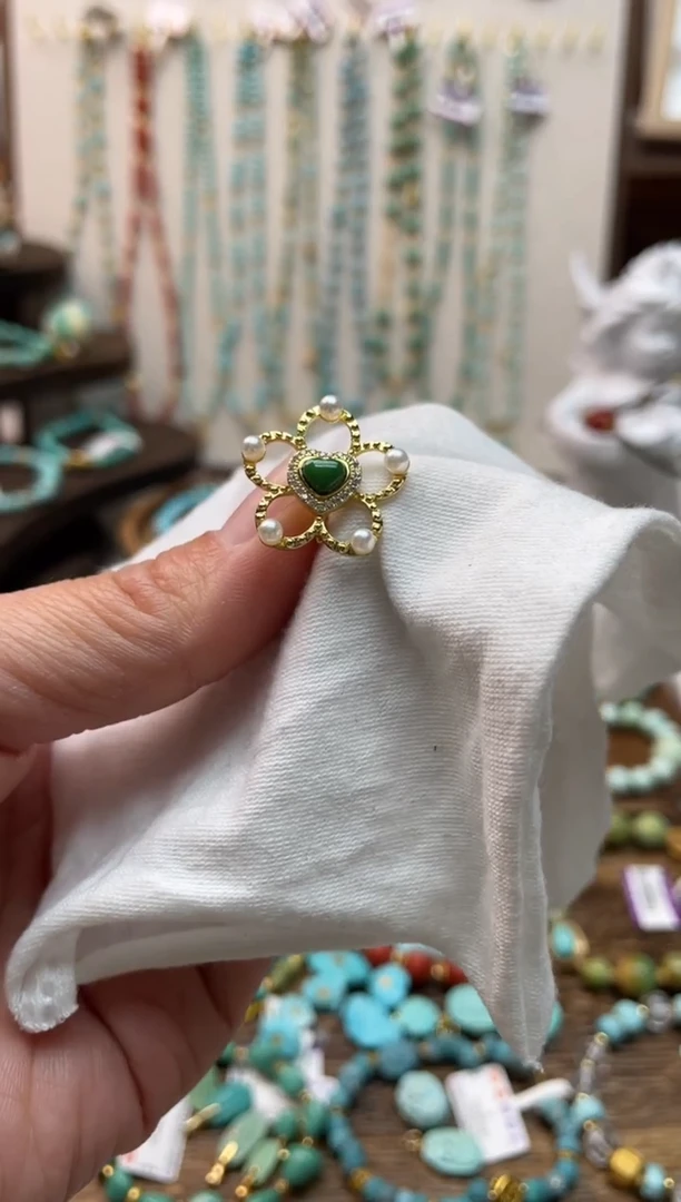 【闪购商品】绿松石卡子合金编号32