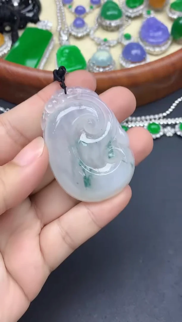 颈饰未镶嵌翡翠487-中国好珍宝