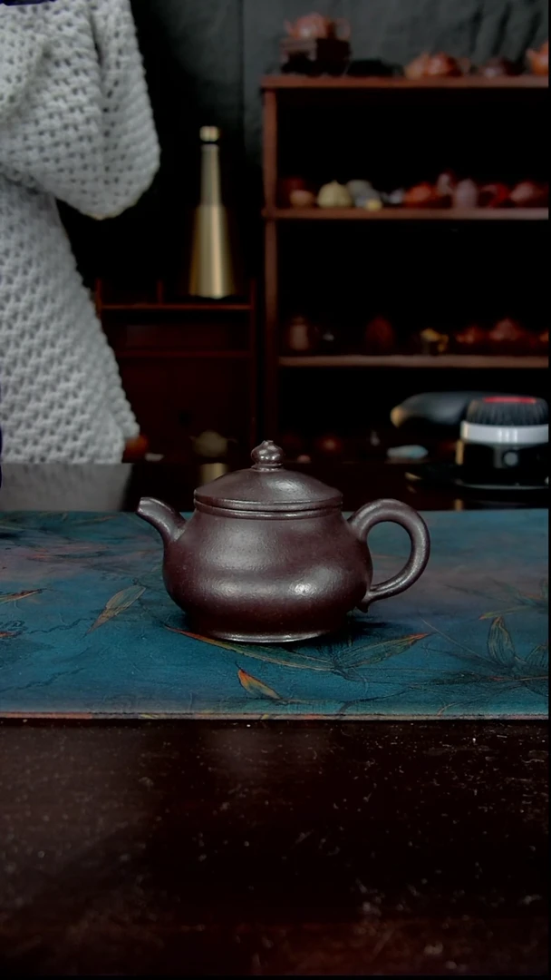 茶壶紫砂纯料石红泥料体验款