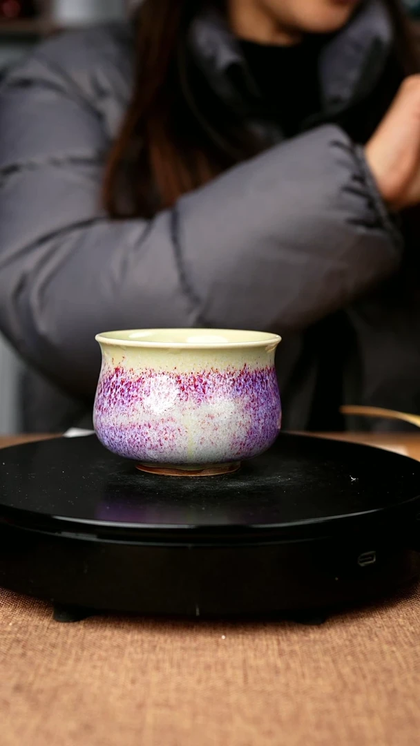 【闪购商品】635#国工一级品原矿钧瓷炉钧釉卢氏杯
