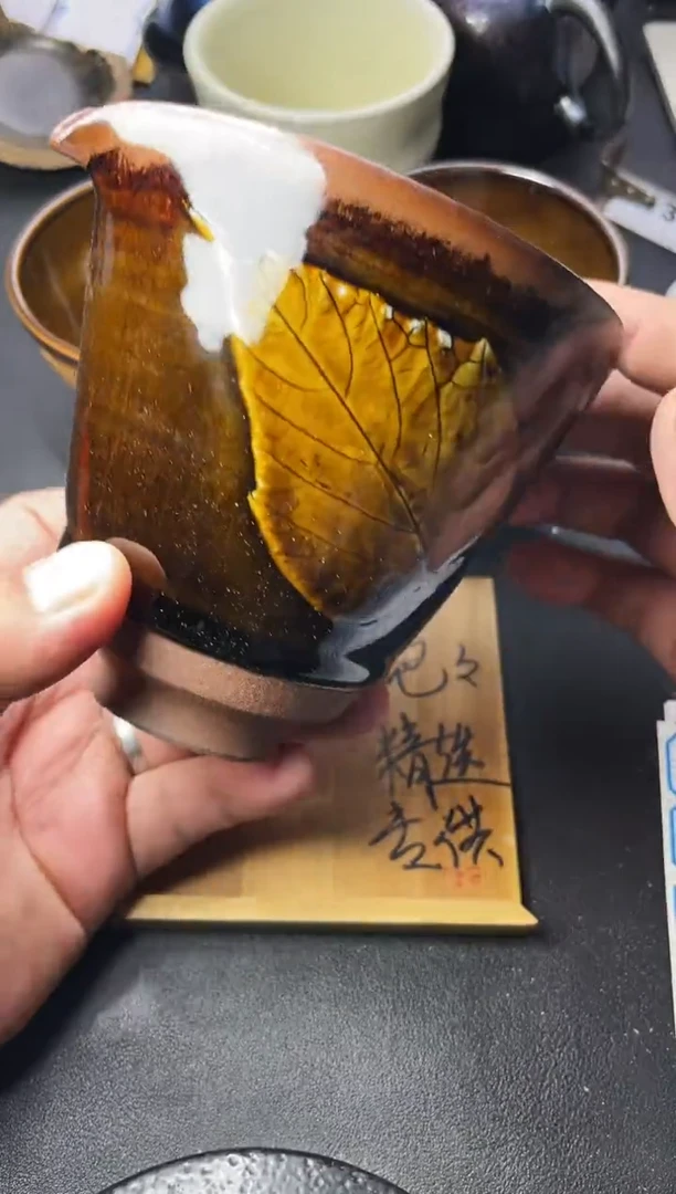 茶盏103叶紫建盏
