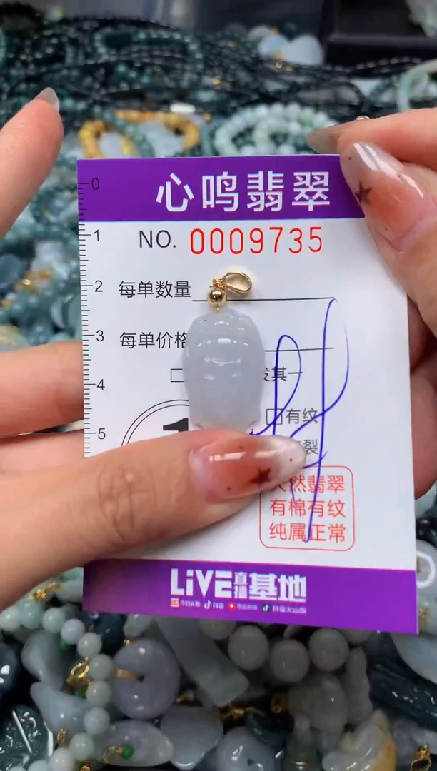 翡翠未镶嵌颈饰闪购009735