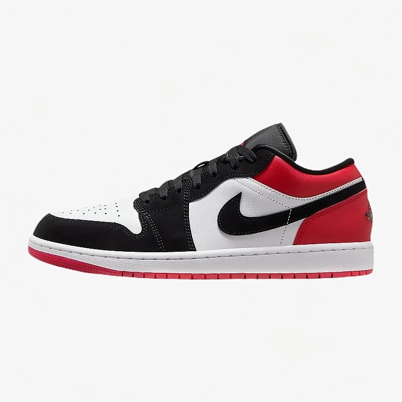 NIKE/耐克【商城】男子AIR JORDAN 1 LOW SE黑红运动板鞋IB8971-106