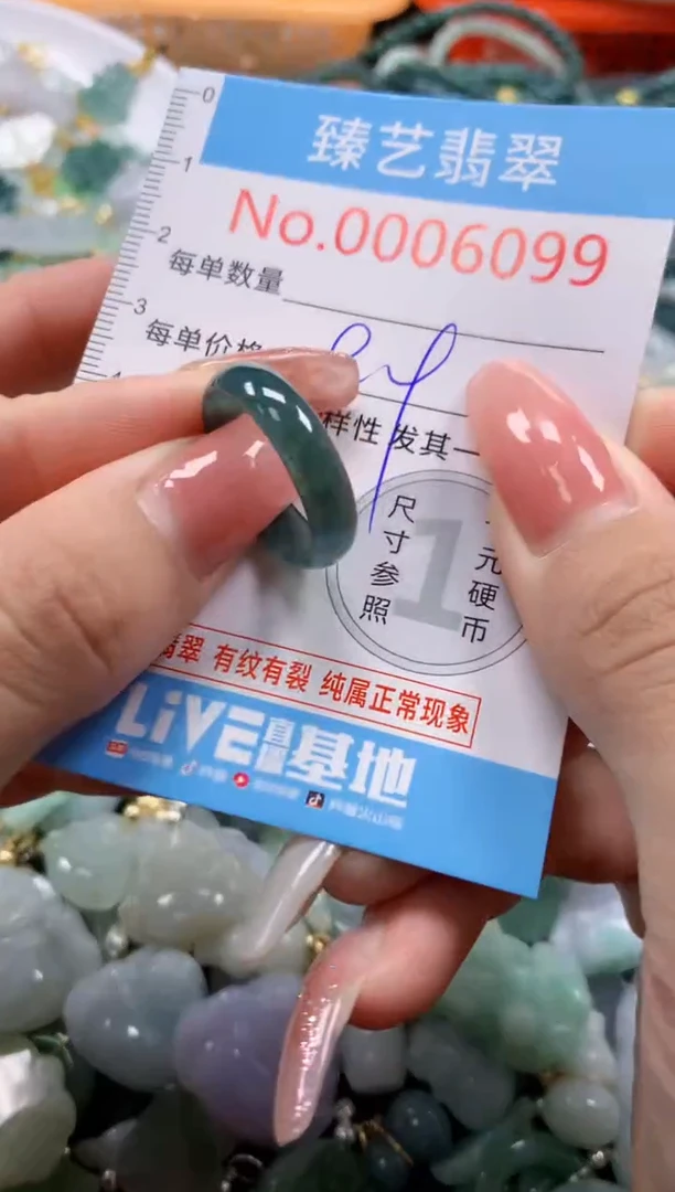 翡翠未镶嵌吊坠(不含链)6099