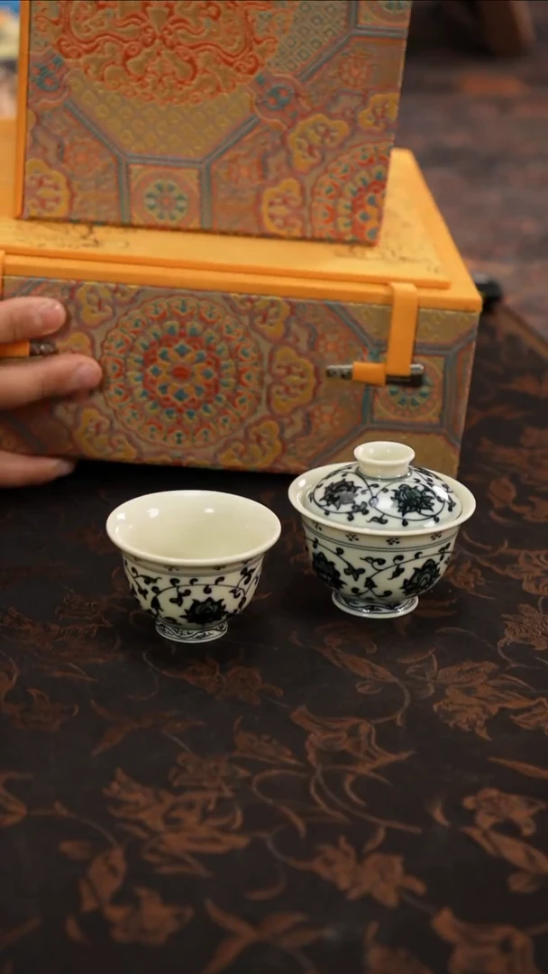 杯景德镇陶瓷杯碗柴烧多人