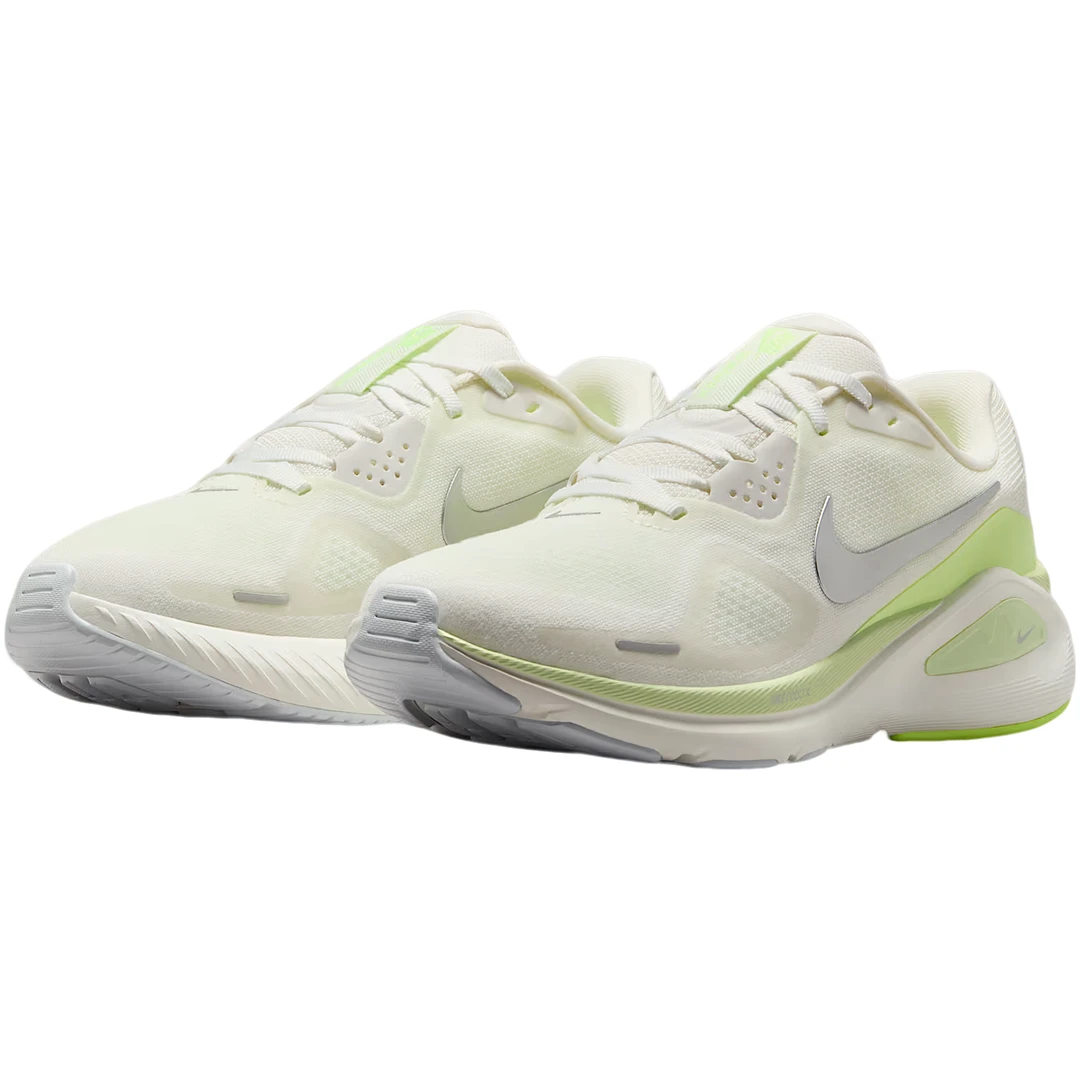 NIKE/耐克官方女款STRUCTURE 26白绿缓震运动人生跑鞋-HJ1101-103