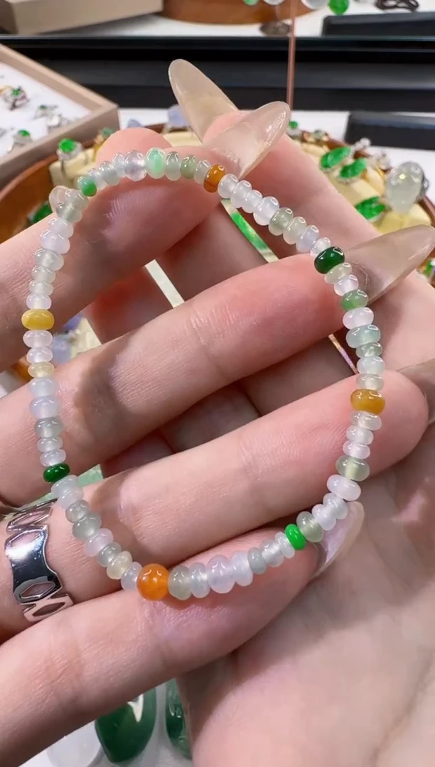 未镶嵌手串翡翠缅甸A货翡翠