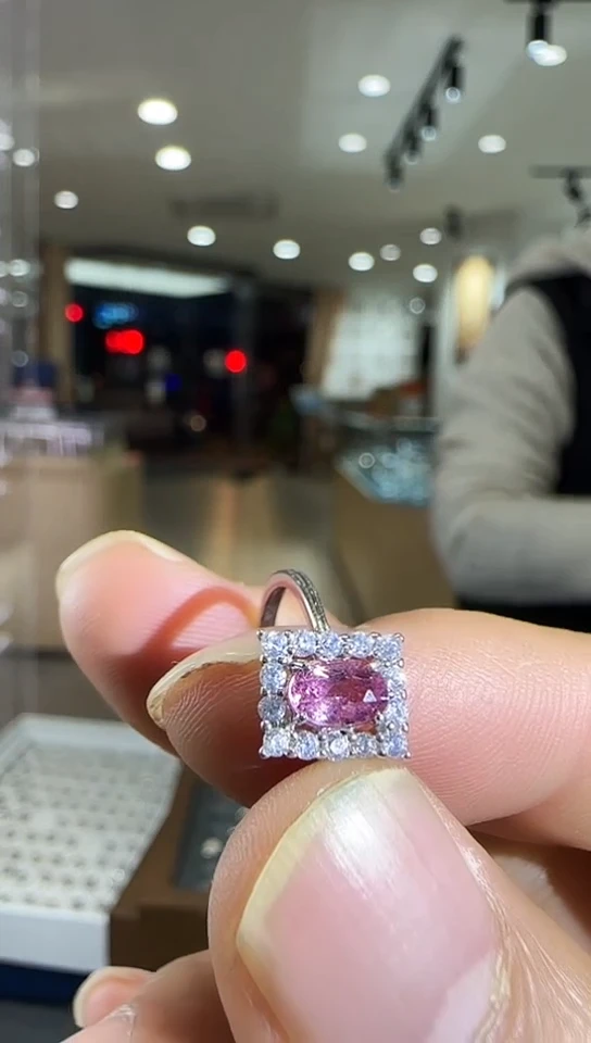 【闪购商品】碧玺戒指银S925镶嵌（多样性发一）