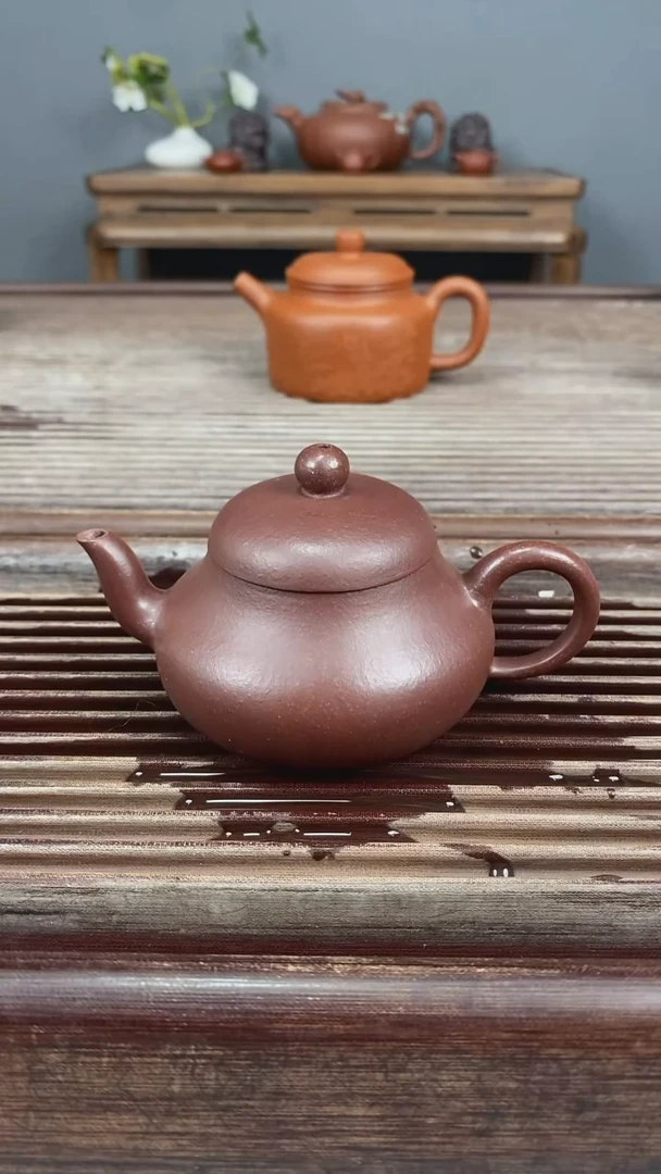 茶壶紫砂君德紫泥150