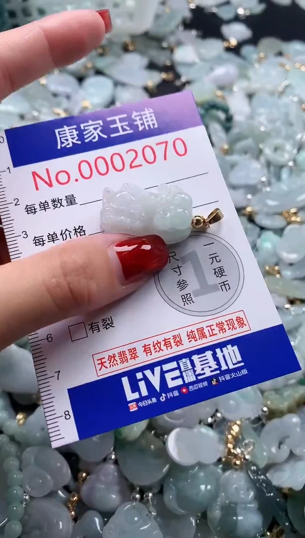 翡翠未镶嵌吊坠(不含链)2070