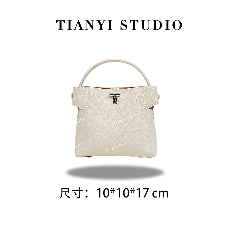 【TY】ZG-F9953-米白 轻奢高级单肩斜跨韩版链条女包包