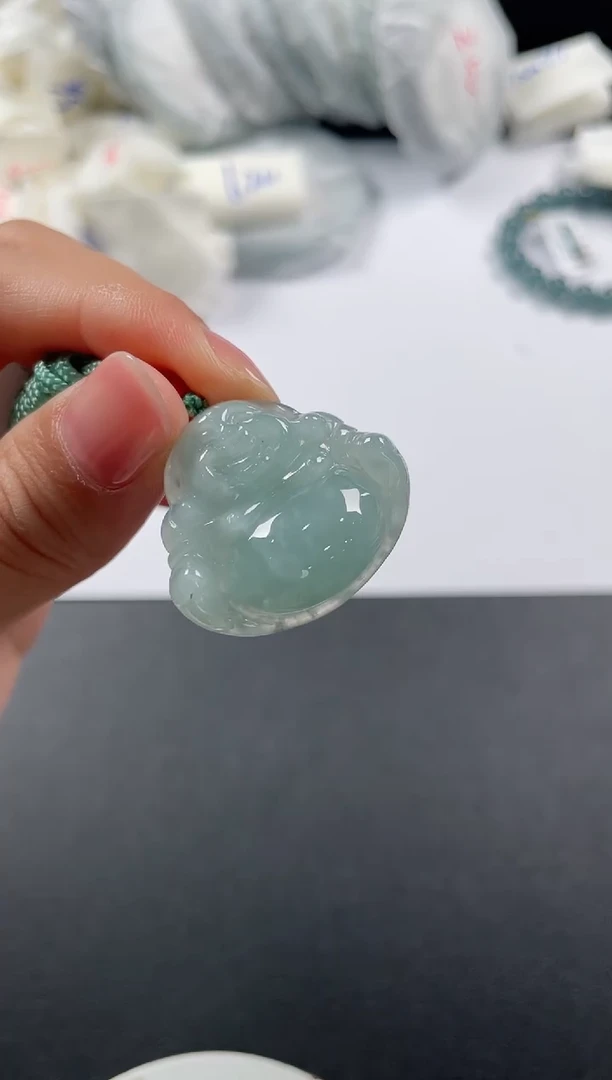 翡翠未镶嵌颈饰2907