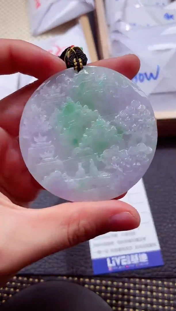 未镶嵌挂件翡翠000888