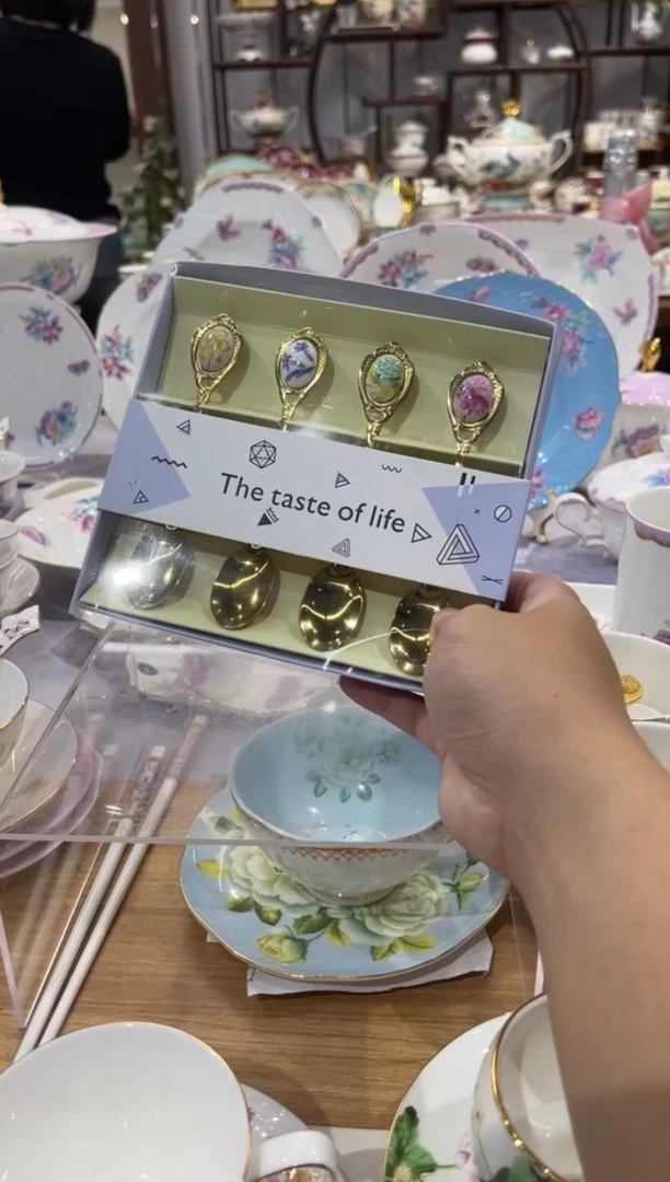 45%以上骨粉骨瓷咖啡勺