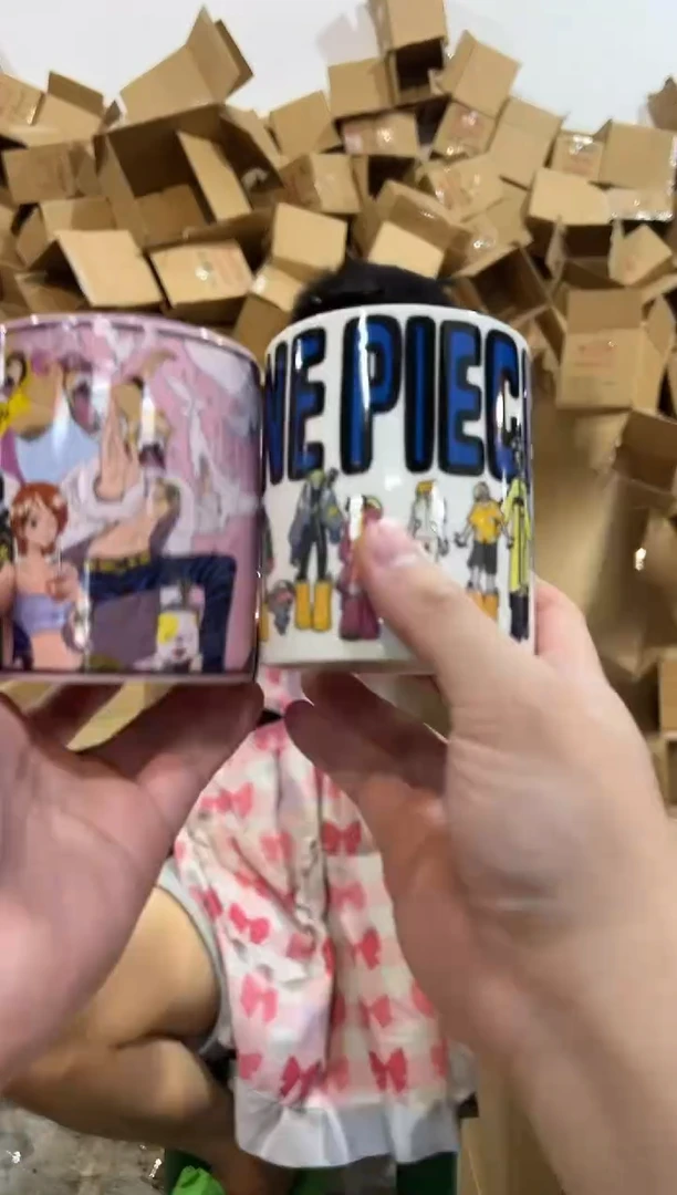 瓷片海贼王25周年水杯