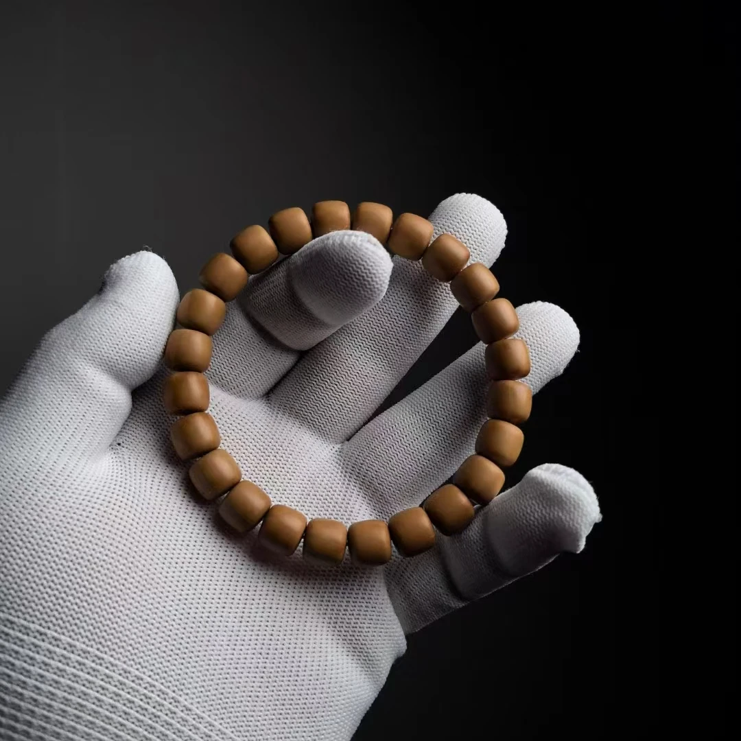 龙渊出品-道珠·老型高端手工天花板原皮猴头核桃手串