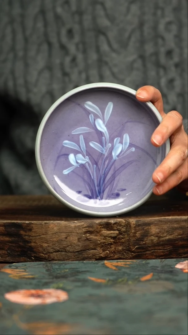 【闪购商品】杯釉下彩手工手绘同款陶器