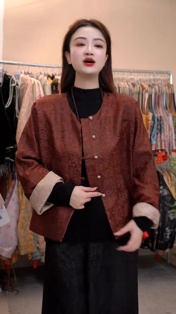 清仓孤品不退不换君子纤新中式女装