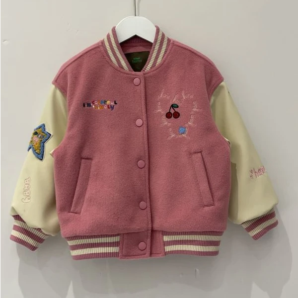 童趣担当！儿童撞色棒球服，卡通印花超吸睛 0602