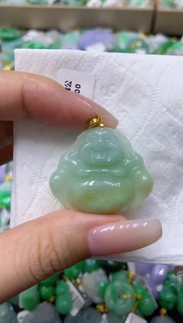 颈饰未镶嵌翡翠天然缅甸翡翠A货