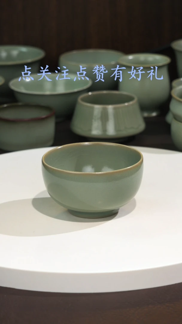 宣宝汝瓷原矿原釉手工作品