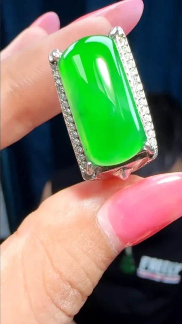 未镶嵌定制翡翠翡翠戒指106