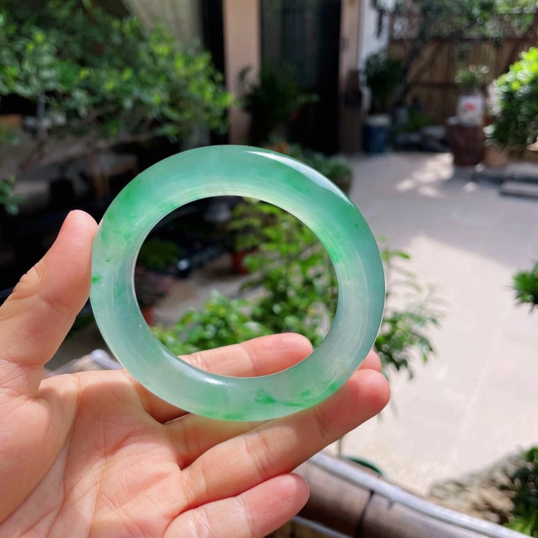 天然A货缅甸翡翠【圈口测量链接】