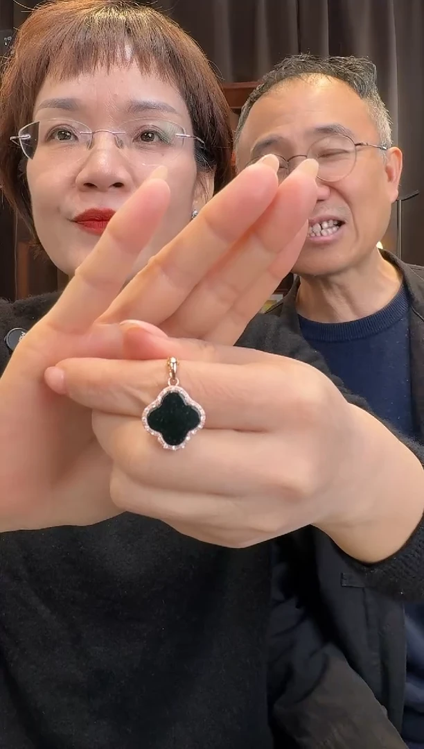 【闪购商品】翡翠颈饰银S925镶嵌颈饰