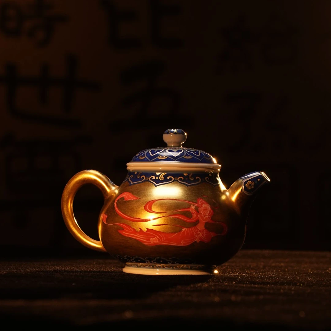 【景德詺兮】敦煌·金地午马飞天中号潘壶MX2077