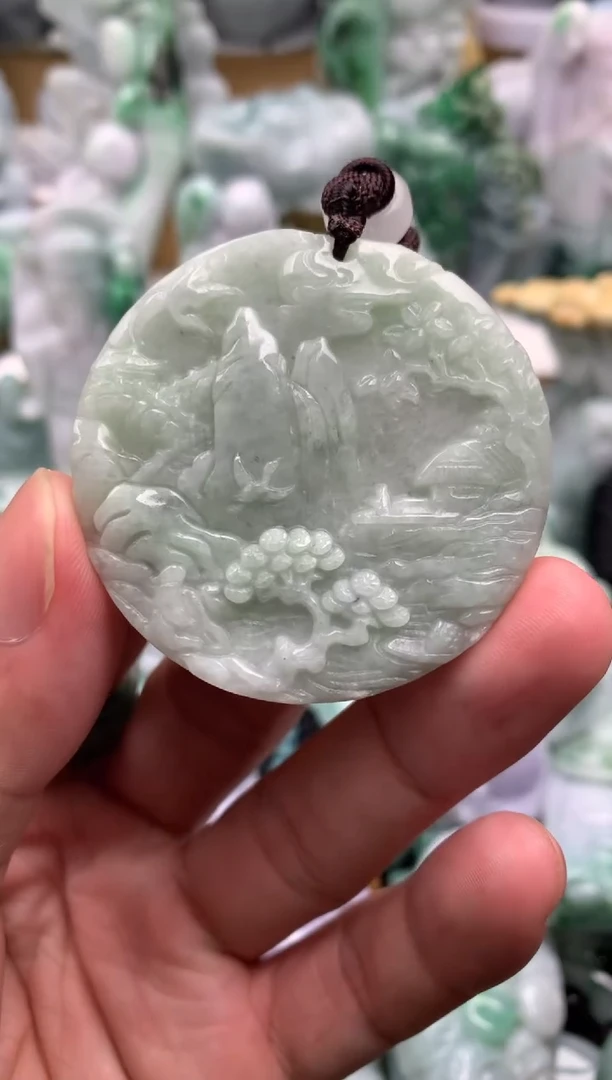 吊坠(不含链)未镶嵌翡翠1