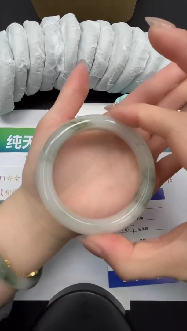 【闪购商品】石英质玉手镯合金294-54.7