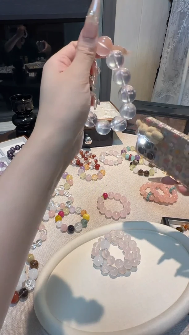 未镶嵌手链水晶六芒星光粉