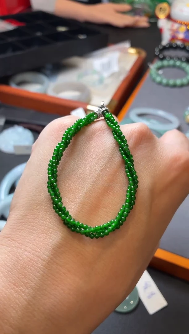 未镶嵌手链翡翠吉****丹XY 危地马拉手串