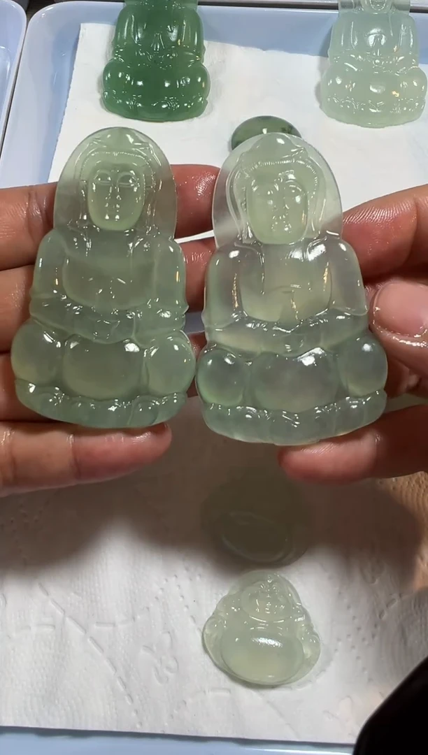 未镶嵌定制翡翠观音