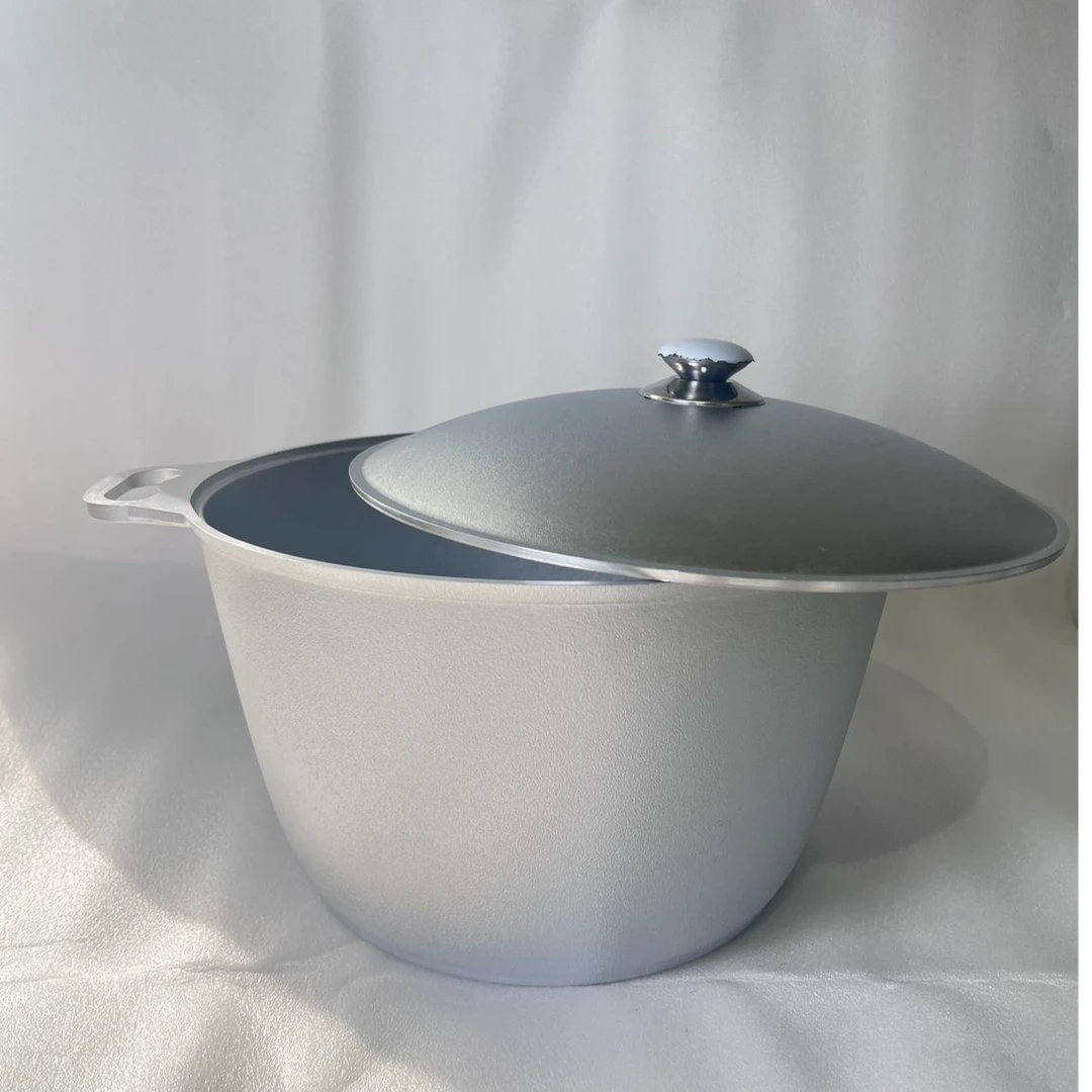 俄罗斯原装进口锅俄罗斯锅铝锅圆形大容量密封多功能家用保温