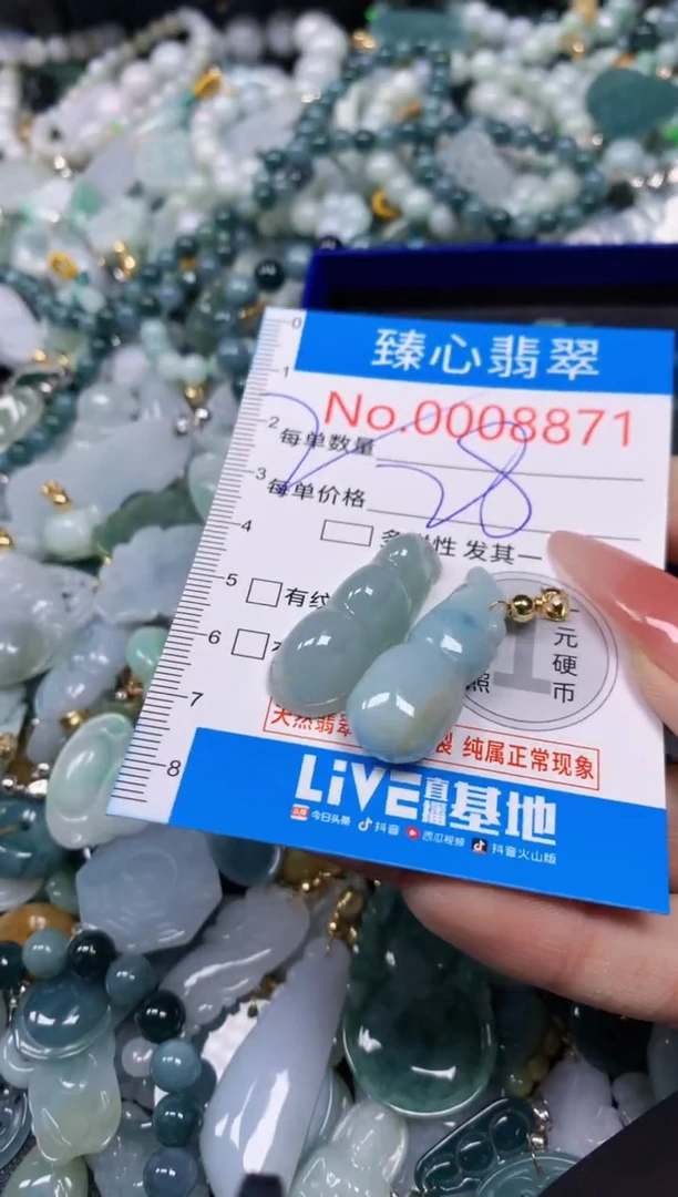 【闪购商品】翡翠颈饰未镶嵌含绳0008871