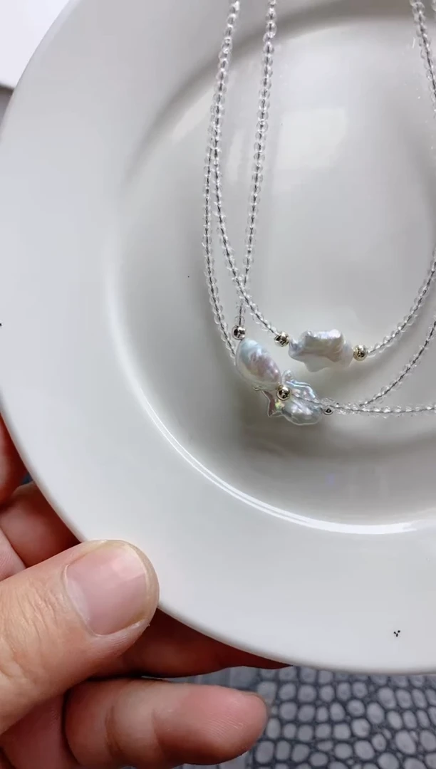 淡水珍珠未镶嵌颈饰2132随机发其1