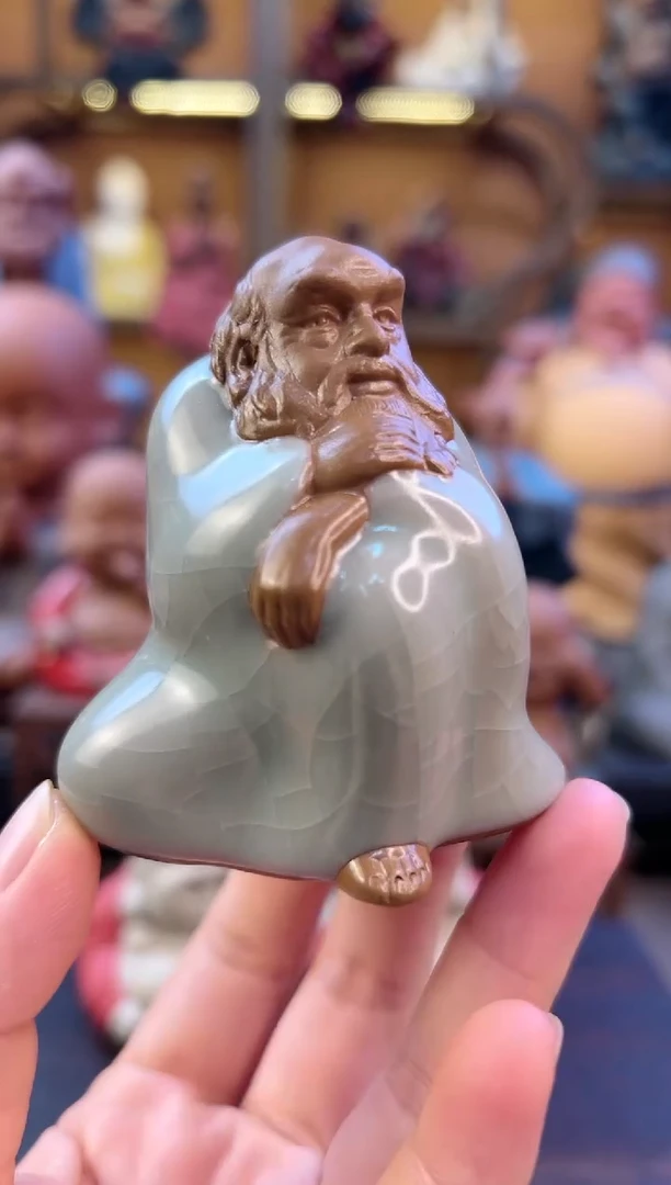 紫砂茶宠器闵茶宠摆件