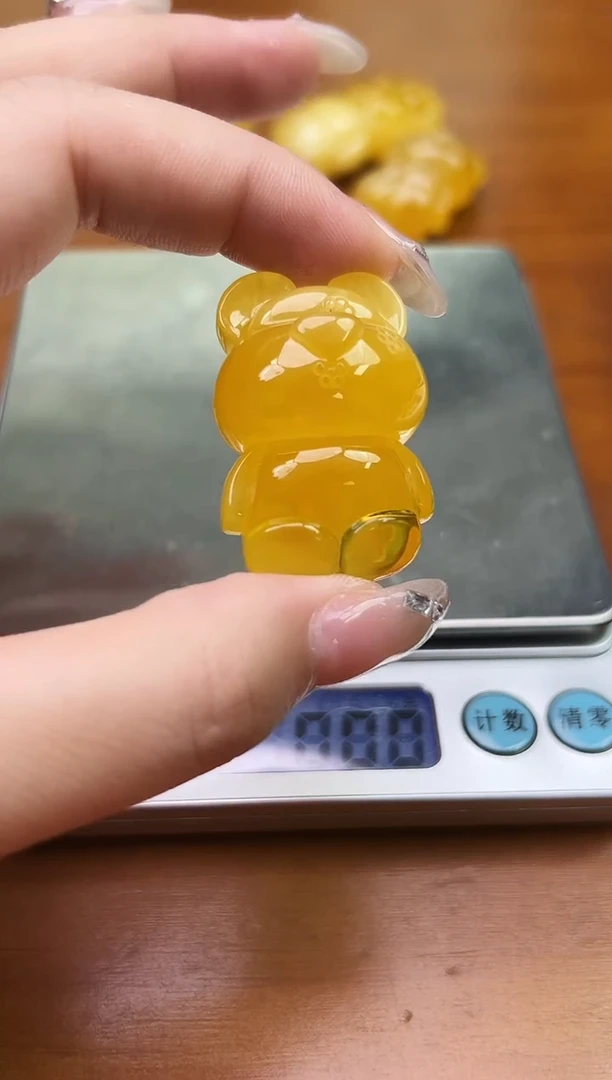 未镶嵌琥珀裸石琥珀蜜蜡吊坠