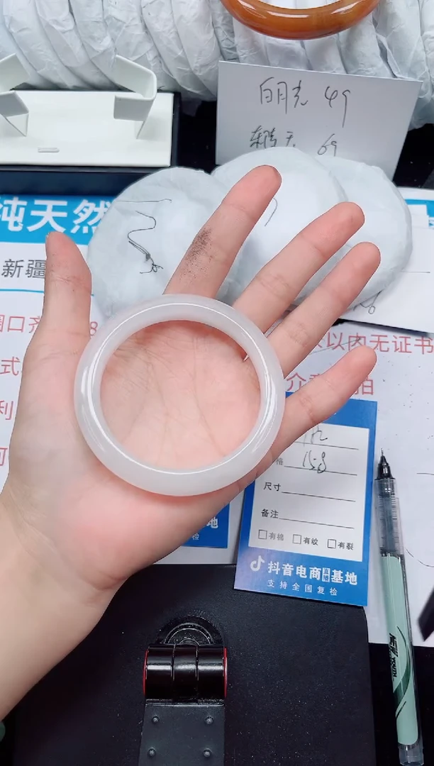 未镶嵌手镯石英质玉182-53/54/55