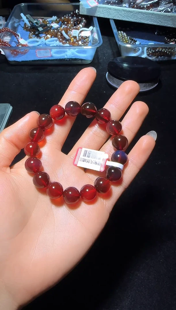 手串琥珀未镶嵌/69缅甸琥珀血珀手串12mm