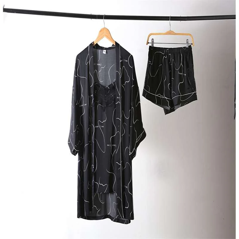 SJ4225-Z舒工坊女士家居三件套