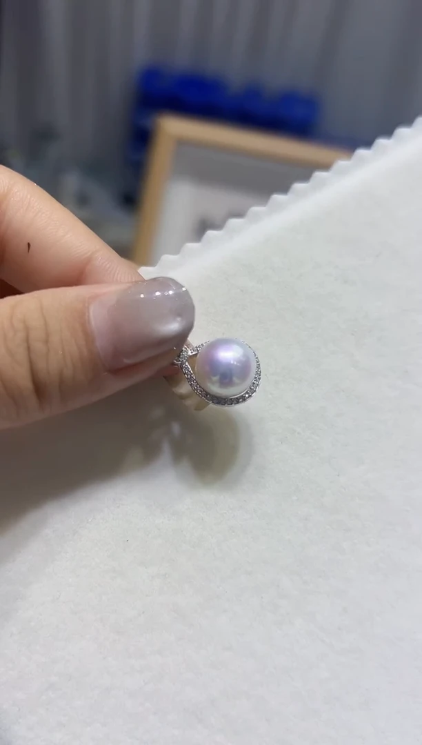 银S925镶嵌吊坠淡水珍珠120